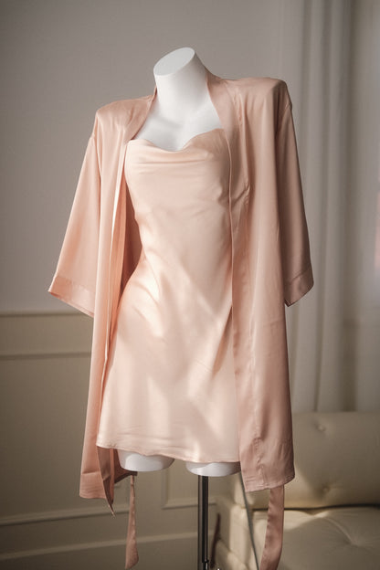 Mellow Zzz Sleepwear Womens Basic Sleep Robe